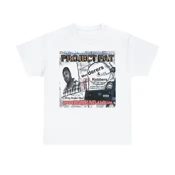 Project Pat Murders And Robbers Корица на Албума Тениска На Поръчка Aldult Teen Унисекс Тениски С Дигитален Печат Xs-5Xl Подарък Към Поръчката