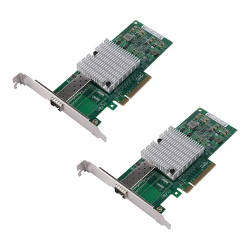 Новост-Мрежова карта PCI-E NIC капацитет 2x10 Gb Чипсет 82599EN за конвергентного мрежов адаптер (NIC) X520-DA1 с един порт SFP +