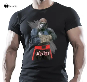 Gorilla Боец на Mma Fighting Workout Motivation Мъжка тениска Муай Тай