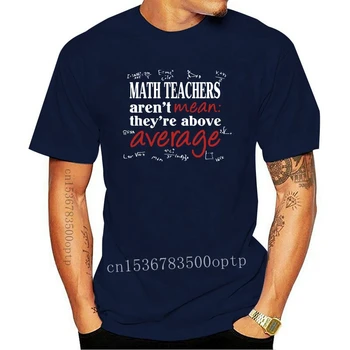 Нови забавни учителя по математика, Не зли, по-висока от средната, проф. каламбура, Мъжка тениска с чувство за хумор, Мъжки Дамски Празнична тениска голям размер