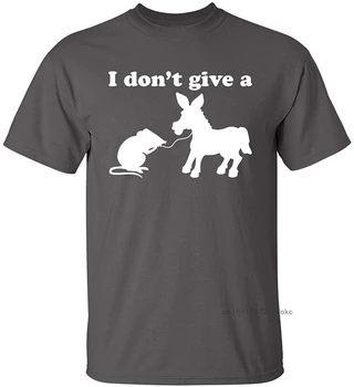 Забавна Тениска I Don ' t Give A Novelty С саркастичен тяхното Принтом Плъхове И Магаре, Графична Тениска, Hoody от 100% памук