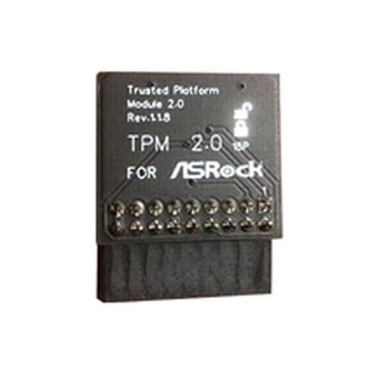 Такса модул за кодиране за сигурност Tpm 2.0 с дистанционно управление TPM2.0 ЗЗК 18Pin Дънни платки На ASROCK за Windows 11