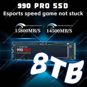 2023 Чисто Нов Оригинален SATA SSD 990 PRO M2 2280 Nvme PCIe Gen 4.0X4 2 tb 4 tb Вътрешен Твърд диск, SSD HDD за лаптоп/PS5/PC