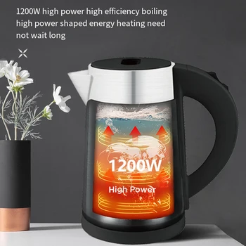 Преносими домакински електрически чайник Вътрешна домакински уреди от неръждаема стомана Автоматично бързо загряване на вода Кана за варене на Тиган