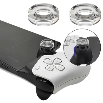 За PlayStation Portal Балансьор Cap Течен Силикон Прозрачен Капак Игрален Контролер Дръжка За Захващане на Палеца Балансьор Caps 1 чифт