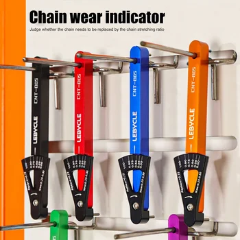 Инструмент за измерване на износването на веригата на велосипед МТВ, комплекти за проверка на верига, многофункционални вериги, инструменти за ремонт на велосипеди