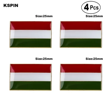 Брошки Унгария Жени за лацкана Иконата на флага Игли за брошки Икони 4шт