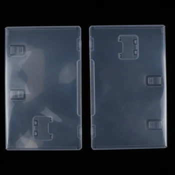2 елемента за игра на карти Switch NS Прозрачна кутия Притежателя патрон за карти Калъф-обвивка