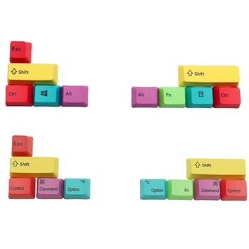 OEM модификатори на PBT RGBY CMYK 10 клавиатури капачки с надпис за Mac Keyca