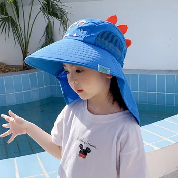 Градинска детска солнцезащитная шапка със защита от ултравиолетови лъчи за мъже и жени през лятото, солнцезащитная шапка със защита на врата