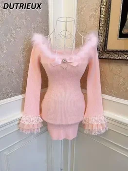 Рокля-пуловер в стил Лолита 