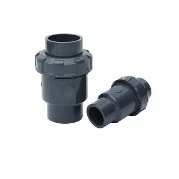 1бр I. D20 ~ 50 мм PVC Обратен Клапан Еднопосочен Клапан Фитинги За Аквариумни Рибки Градински Конектори За Напояване, Водопроводни Тръби