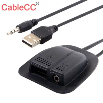 Раница CY CableCC USB 2.0 и аудио Кабел за зареждане 3,5 мм Практичен Удобен за пътуване на открито Външен 0,5 м