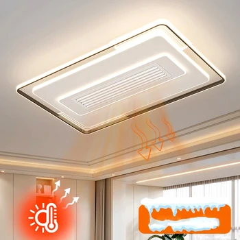 Модерна led лампа с вентилатор на тавана, без остриета, вентилатор на тавана за детски спални с дистанционно управление, вентилатори със светильником