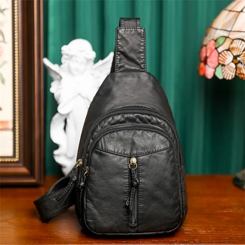 Нова мода висококачествена чанта през рамо, малка мека кожена чанта през рамо за жени 2023, Дамски елегантни портмонета и чанти Sac