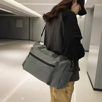 Голяма чанта за отдих, фитнес, фитнес, спортна чанта, ежедневни пътувания, Градинска Мъжки Дамски водоустойчива чанта през рамо, чанта през рамо
